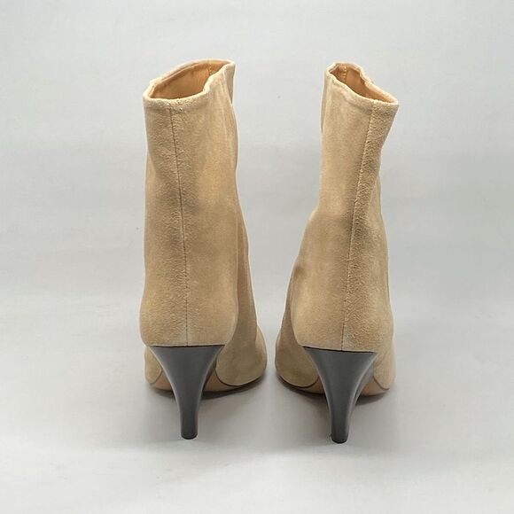 Isabel Marant Miyako 90MM Suede Cone-Heel Booties size 36 - Picture 5 of 12